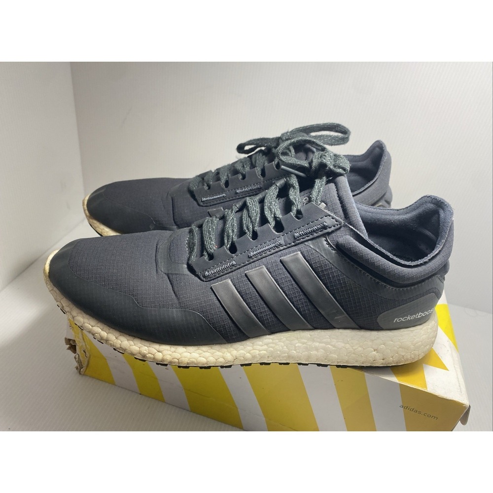 Adidas Rocket Boost Black Trainers Men's 9.5ART AQ2740—-‎ B